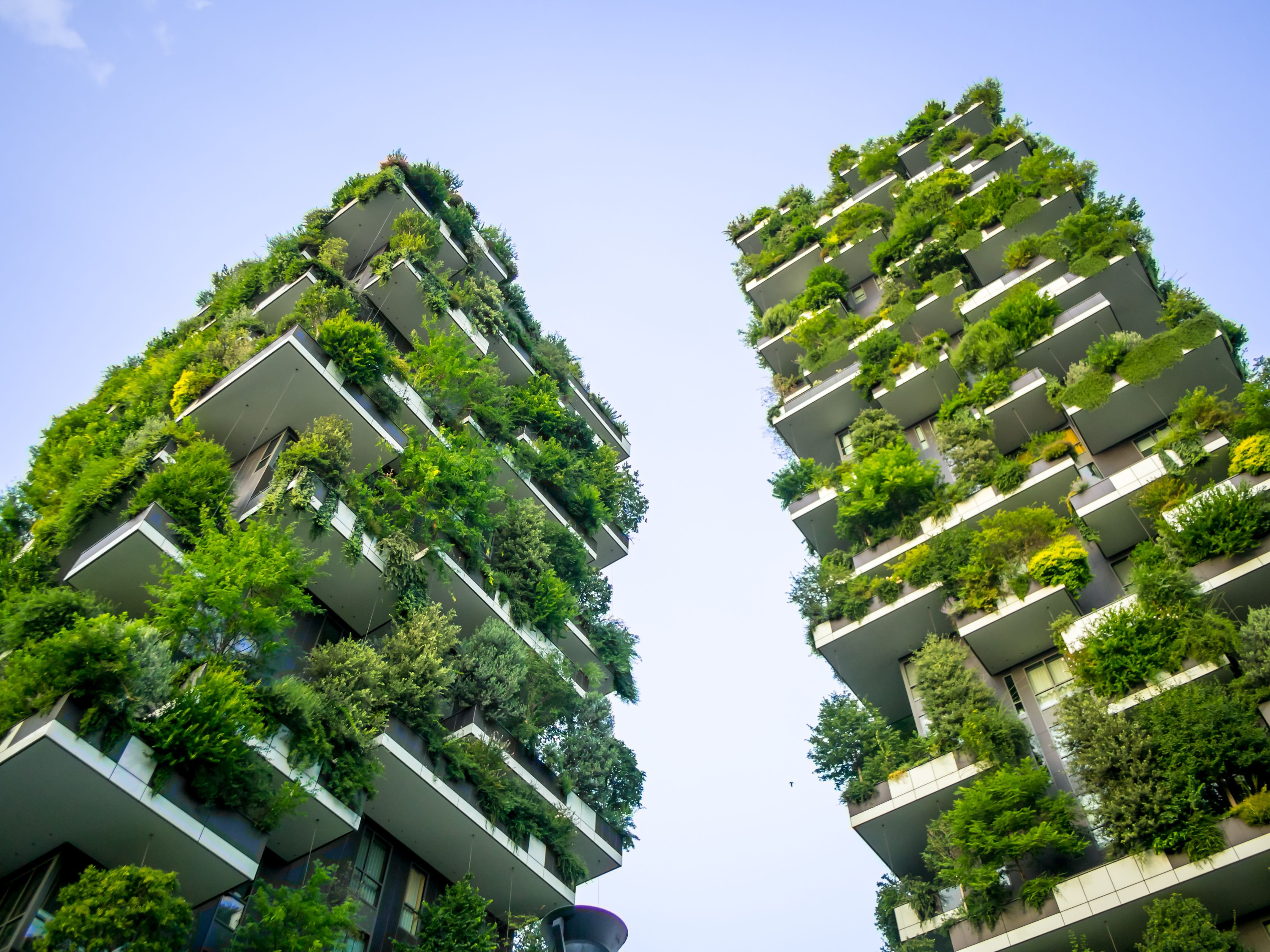 Innovative green architecture representing sustainable partnerships
